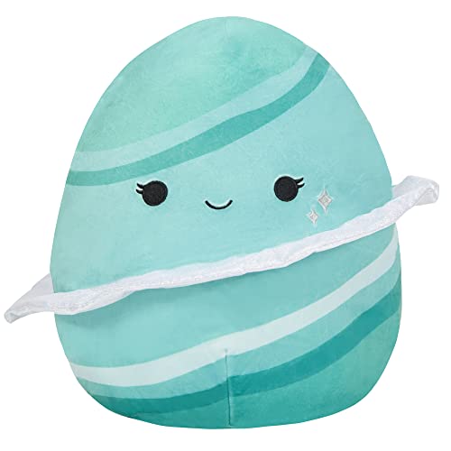 Squishmallows Original 14-Inch Hugo Teal Planet with Silver Ring - Large Ultrasoft Official Jazwares Plush