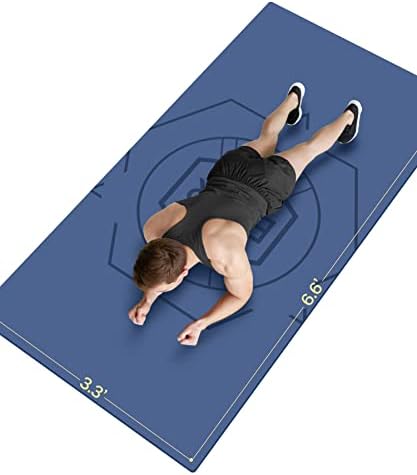fitness hiit – nuveti Large Exercise Mat (6’x 3′),