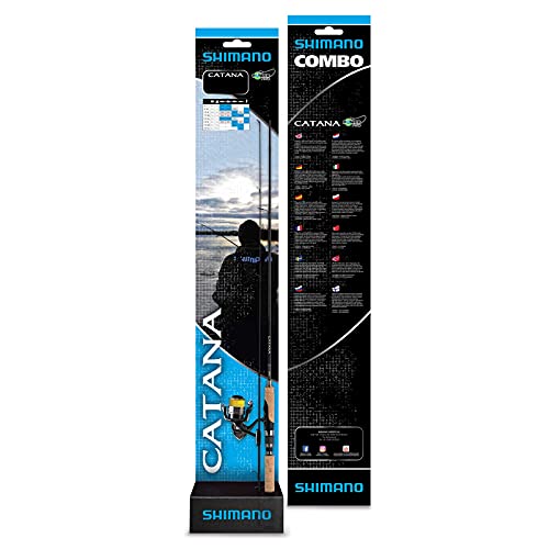 SHIMANO Set Canne+Moulinet Catana Spinning 810Mh +...