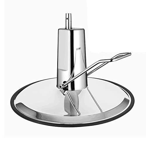 DNYSYSJ Barber Chair Replacement Hydraulic Pump with Base, 4 Screw Pattern Pump Weight Capacity 440 lbs/200kg for Bar Beauty Salon Barber Hairdressing Styling Chairs (4.3inch Adjustable Height)