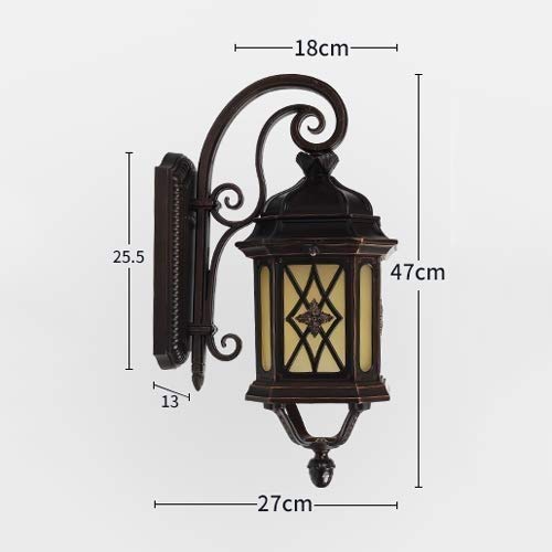 Lanterne E27 Edison étanche IP65 applique pour éclairage de parc - 7