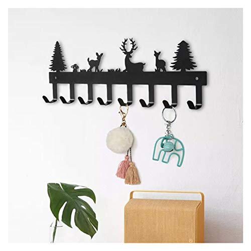 Percheros Pared Gancho for abrigos montado en la pared, estante de almacenamiento for decoración de animales, colgador de ganchos for abrigos, gancho for abrigos de viscosa, gancho perforado gratis Pe