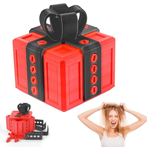 Cartão de caixa pop-up 3D (vermelho)