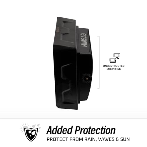 Image of BerleyPro Garmin Fish Finder Visor - Sun Cover & Glare Reduction - Fits Echomap UHD /UHD2 /Ultra, GPSMAP, Striker, Echomap Chirp & More - CNC Machined ASA Plastic