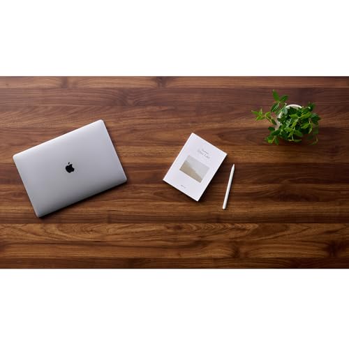 Image of Kaboon Universal Tabletop 40 inchx18 inch, Solid One-Piece Melamine Table Top, Double Desk L-Desk Floating Desk DIY, Home and Office,Dark Walnut
