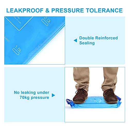 Bubuxy Sacca idrica da 2 l, a prova di perdite, 2