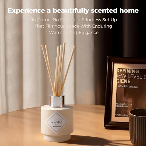Reed Diffuser Set,Lemon Verbena Essential Scented Oil,100ml(3.38 oz) with 6 Reed Sticks,Long-Lasting Fragrance for Home, Bathroom & Office - Image 5