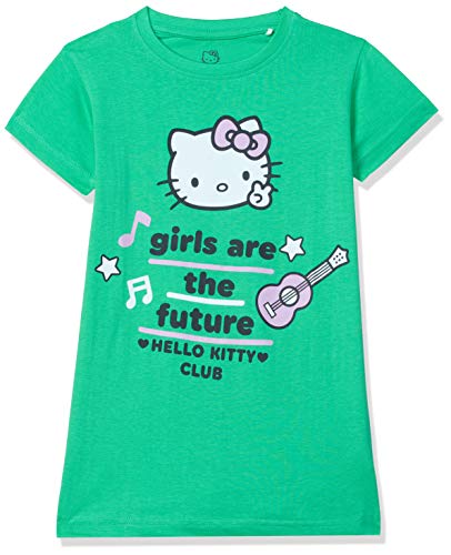 Image of Joshua Tree Girl's Cotton Knee-Long Dress (HK003-14 Green Pink 9-10 Yrs)