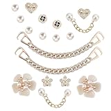 Schmuck für Clogs, glitzernder Kettenanhänger für Sandalen | 18 x Schuhdekoration mit...