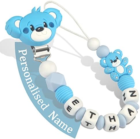 Portaciuccio In Silicone Personalizzabile - Catenella Leggera E Sicura, Compatibile Con MAM E Chicco