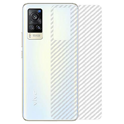 Image of Compatible with Vivo X60 Back Screen Protective Film Carbon Fiber Skin Transparent Screen Guard Sticker