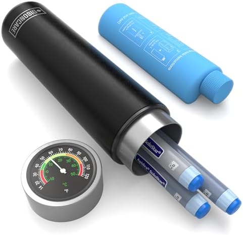 DISONCARE Insulin-Kühltasche für 1-3 Pens, mechanischer Temperaturanzeige, hält 2–8 °C über 24H, TSA medikamenten Kühlbox für Reisen mit Diabetes mit QR Medizinische Aufkleber (Sch