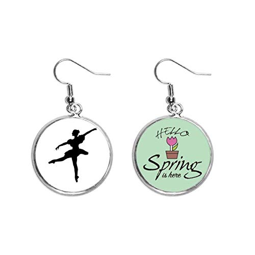 Pendientes decorativos de ballet para lucir en tus eventos de primavera