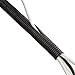 D-Line Black Cable Tube | 3' 7" Flexible Cable Management Sleeve | Wire Organizer to Hide Cords from TVs, PCs and Game Consoles | 1.25 Inch Diameter