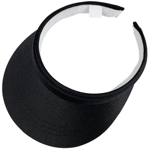 Image of Sun Visor Hats Women Wide Brim Adjustable Clip On Visors Beach Men Hat