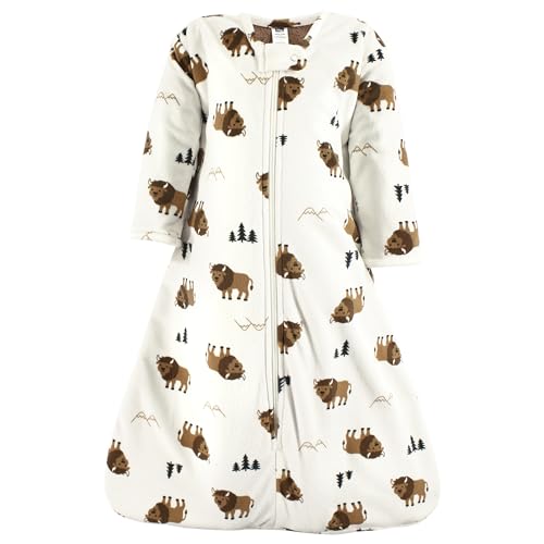 Image of Hudson Baby Unisex Baby Long Sleeve Plush Faux Fur Sleeping Bag, Wearable Blanket