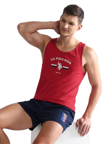 Image of U.S. Polo ASSN. Mens OEV02 Brand Print Comfort Fit Vest - Pack of 1