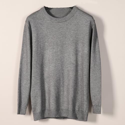 Men's Sweater Pullover,Crew Neck Slim Fitted Long Sleeve Knitted Casual Solid Tops S~2XL2