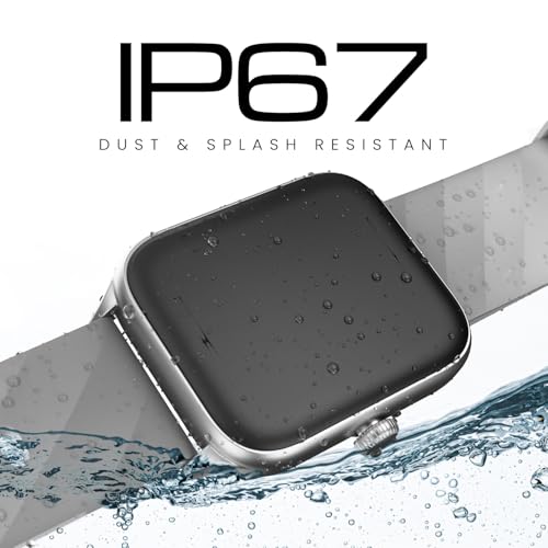 Image of CELLECOR E1 Flex 1.83 inch (46.48mm) HD Display Smart Watch, 500 Nits, 60Hz Refresh Rate, Bluetooth Calling, AI generated Watch Faces, 100+ Sports Modes, Health Suite, Voice Assistance (Silver-Grey)