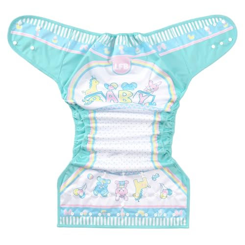 Image of Littleforbig Washable Adjustable Reusable Waterproof Cloth Adult Diaper Wrap Cover - Baby Parade S