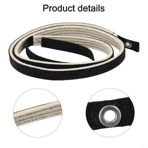 Exercise Bike Webbing Exercise Equipment Power Belt 120Cm Friction Resistance Band Replacement Brake Strap For Elliptical Trainer Stationary Bike Home Gym Fitness Training Accessory - Thumbnail 7