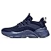 Srenket Men's Running Shoes Non Slip Shoes Breathable Lightweight Fashion Sneakers Slip Resistant Athletic Sports Walking Gym Work Shoes Dark Blue