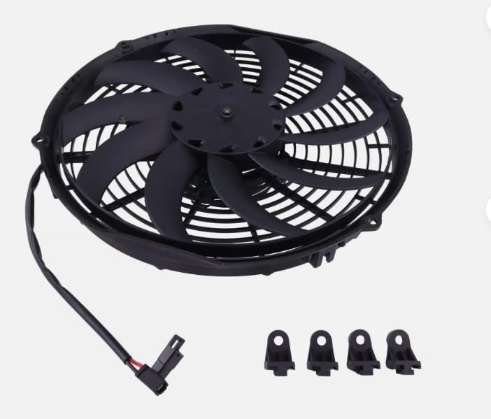 Electric Radiator Cooling Fan VA10-AP10/C-61A for Spal 30100467 12V Low Profile