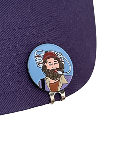 Balanced Co. Funny Golf Hat Clip With Enamel Magnetic Ball Marker (Caddy) #TOP1