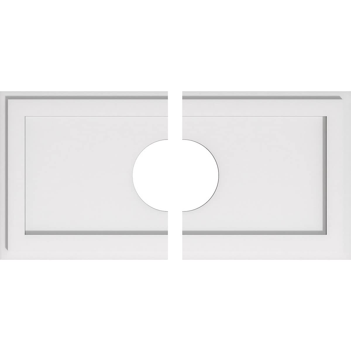 Medallón de techo decorativo Ekena Millwork CMP10LA con diseño clásico premium