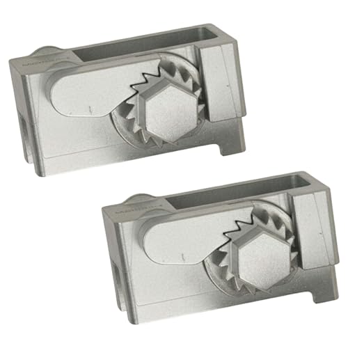 Drahtspanner 2er-Set aus Zinkdruckguss sturmsicher nachspannbar ohne Durchtrennen Made in Germany für Poolplane Poolabdeckung Zaun & Drahtseil PoolMarie