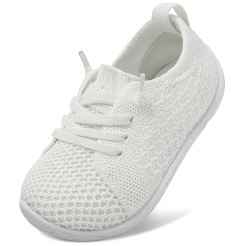 Toddler Boys Girls Shoes Barefoot Shoes Toddler Walking Shoes Kids Tennis Shoes Wide Lightweight Breathable Sneakers