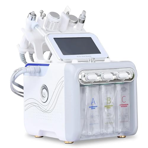 6 in 1 Facial Care Machine - Multifunctional Face Device with Vacuum Jet Cleaning for Home and Beauty Salon Use