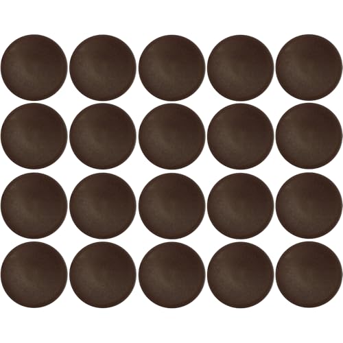 cyclingcolors 20x coprivite cappuccio plastica viti Torx T25 copertura coperchi tappi protezione plastica, Marrone (Hnědá)