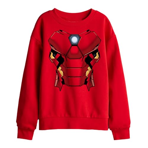 Marvel Iron Man Costume Kids Sweatshirt, Red, 5-6