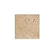 ottoman Travertin Unterstezter Seifenablage Dekostein 10x10cm Naturstein unbehandelt (Light)