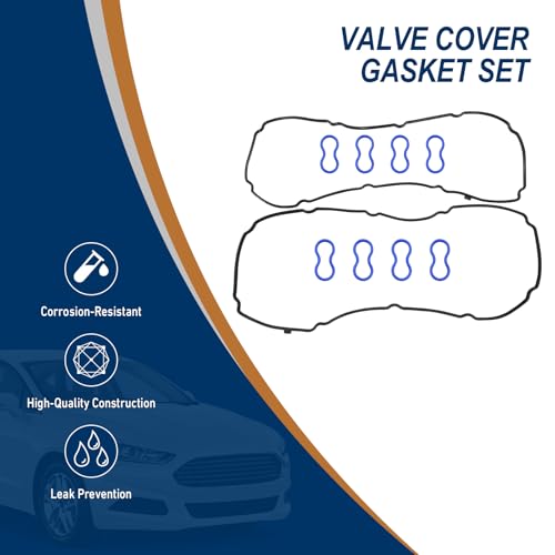 Image of Valve Cover Gasket Set Compatible with Chrysler 300C 2005-2015, Aspen 2007-2009, Dodge Charger /Challenger /Durango /Magnum, Ram 1500 2500 3500 4000 4500 5500 OE# VS50625R