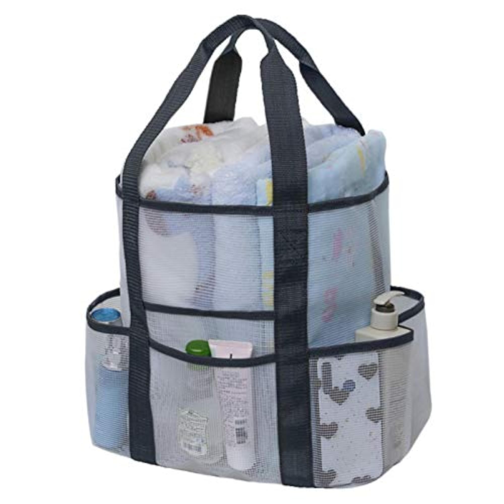 Portable Mesh Handbag for Outdoor Travel Beach