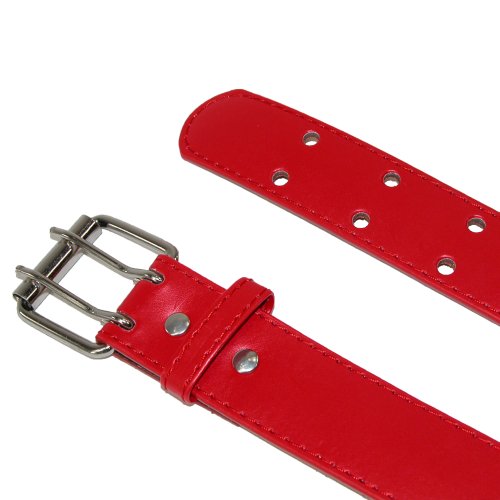 Ctm® Kids' Leather Two Hole Jean Belt (Pack Of 2), Medium, Black #TOP4