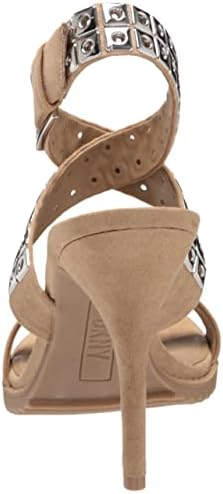 DKNY Women's Studded Buckle Pump Heel Sneaker, Taupe, 5 | Image 2
