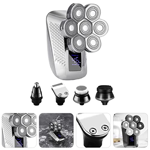 Beaupretty 1 Conjunto Navalha Barbeador Elétrico Molhado Seco Homens Barbeadores Elétricos Raspador