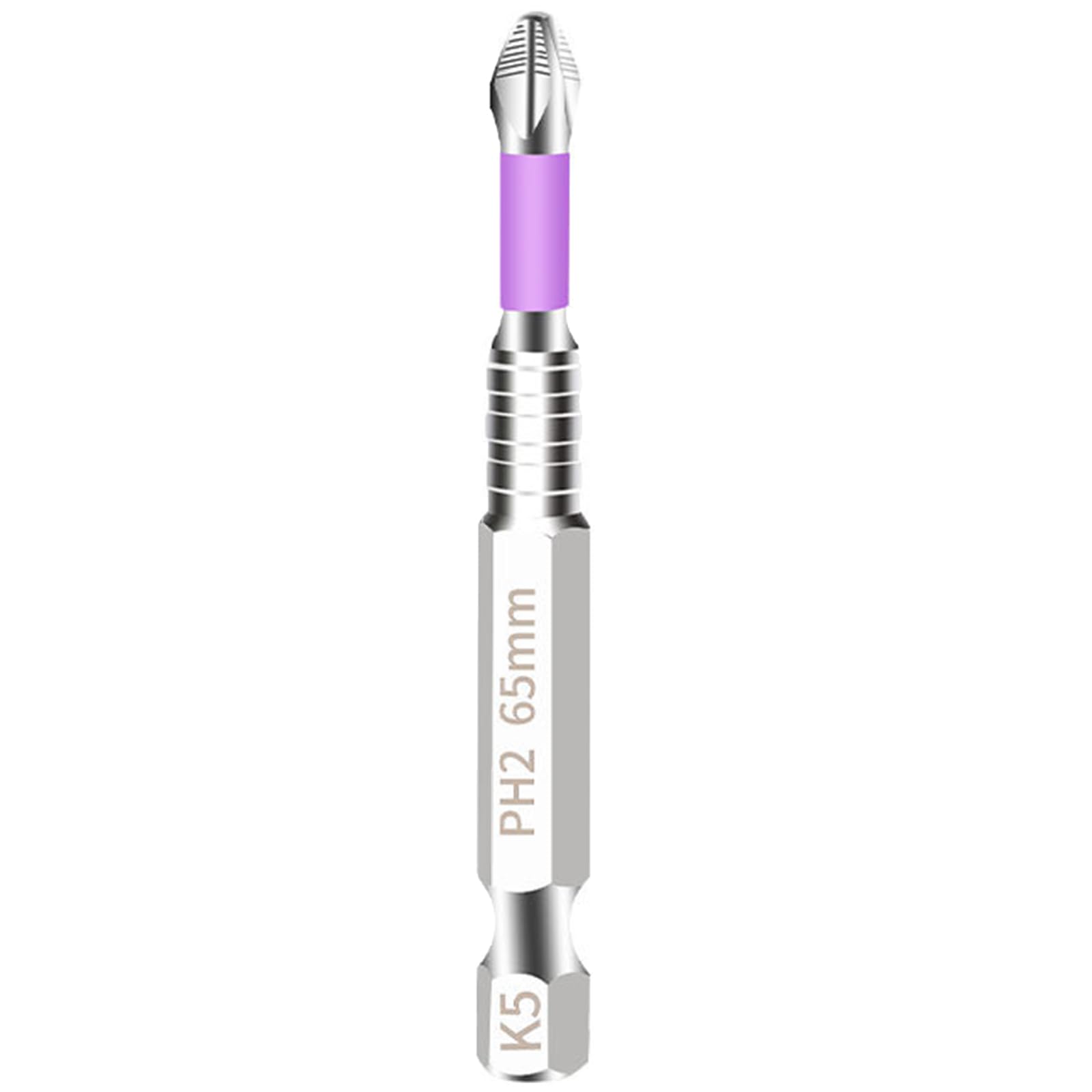 Kaccde 65Mm Antislip Impacts Crosshead Screwdriver Bits Set Drill Heads Suitable For Power Tool
