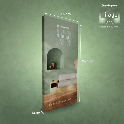 Image of Asian Paints Nilaya Arc Luxury Interior Paint Shadecard - Lime-Based Artisanal Matt & Pearlescent finishes| 200+ exclusive earthy shades | Premium Washable Finish