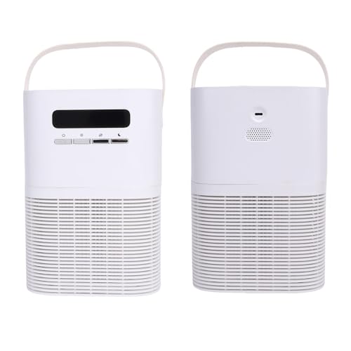 RASTKY Potente Purificador de Aire Aniónico, de Filtración de 360° para Eliminación de Olores en Interiores con Filtro de 3 Capas, 160 X 160 X 232 Mm, 1 Manual de Usuario para 10-40 ² (Enchufe de la