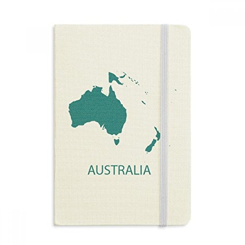 Cahier Océanie carte A5 pour noter vos idées de voyage et projets quotidiens au bureau