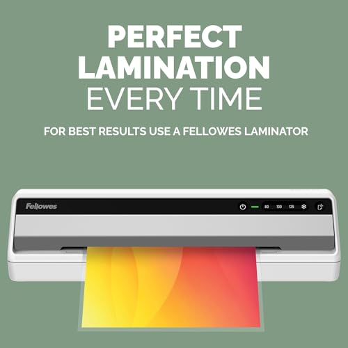 Fellowes A6 Laminating Pouches – 100 Pack, Matt Finish, Light Duty 75/80 Micron, 50% Recycled Content – Lamination for Teachers & Offices - Image 9
