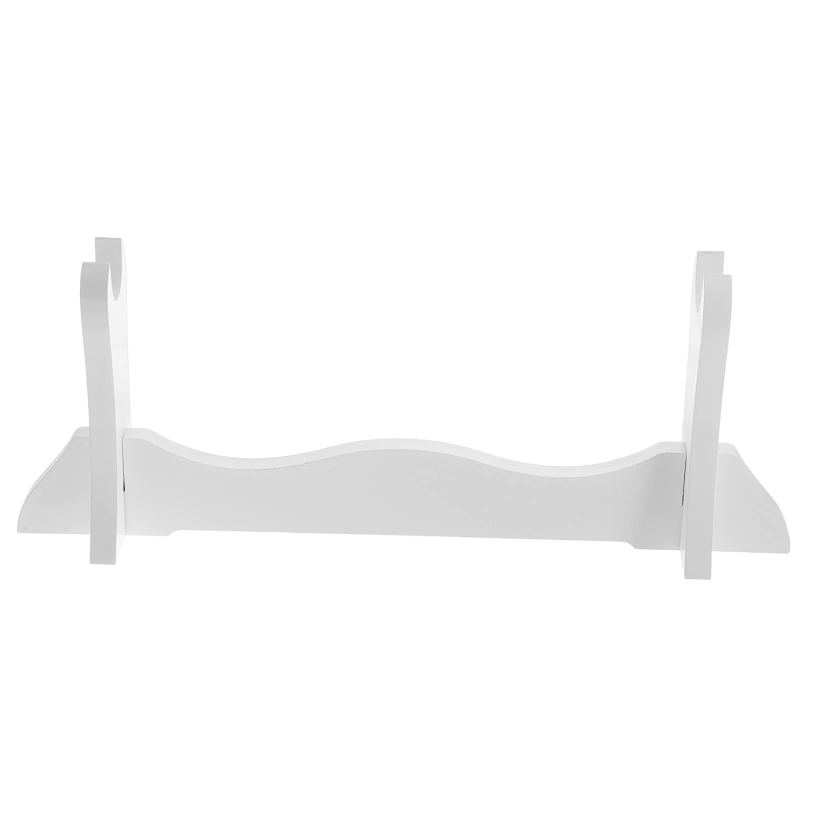 Happyyami Wooden Sword Rack Household Sword Stand for Displaying and Collectibles Elegant Desktop Storage for Collectors and Decorators