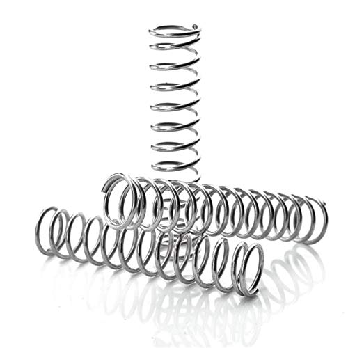 ZHENGGUIFANG Solid 10PCS Y Type Spring 304 Stainless Steel Pressure Spring Wire Dia 0.7mm Outer Dia 7mm Length 5-50mm (Size : 0.7x7x20mm)