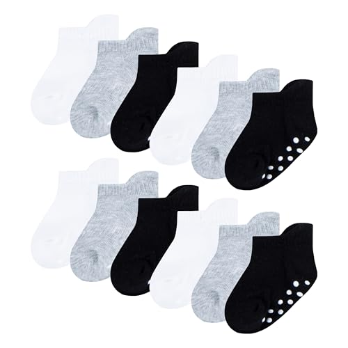 Image of Huggies 12-Pack Lightweight Ankle Gripper Socks