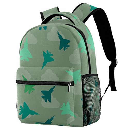 Sac à dos de voyage enfant vert nuage Leisure Campus pour filles et garçons