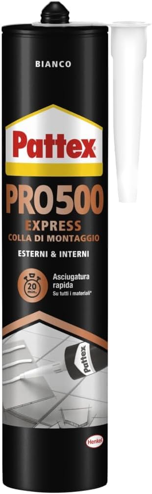 Pattex PRO 500 3er Set | Profi-Montagekleber für schwere Materialien – wetterfest, hitzebeständig & schnell haftend für langlebige Verbindungen